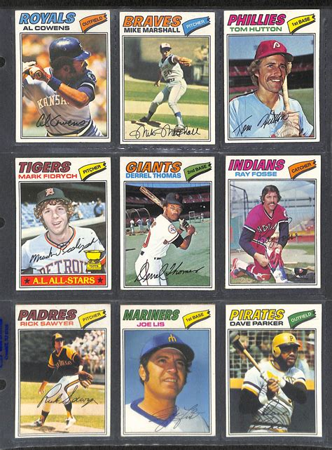 1977 topps baseball cards - Mar 6, 2013 · Shop 1977 Topps Baseball Complete 660 Card Set Contains Andre Dawson, Dale Murphy Rookies, Hall of Famers Such As Nolan Ryan, Mike Schmidt, Reggie Jackson, George Brett and Many More and more authentic, autographed and game-used items at Amazon's Sports Collectibles Store. 
